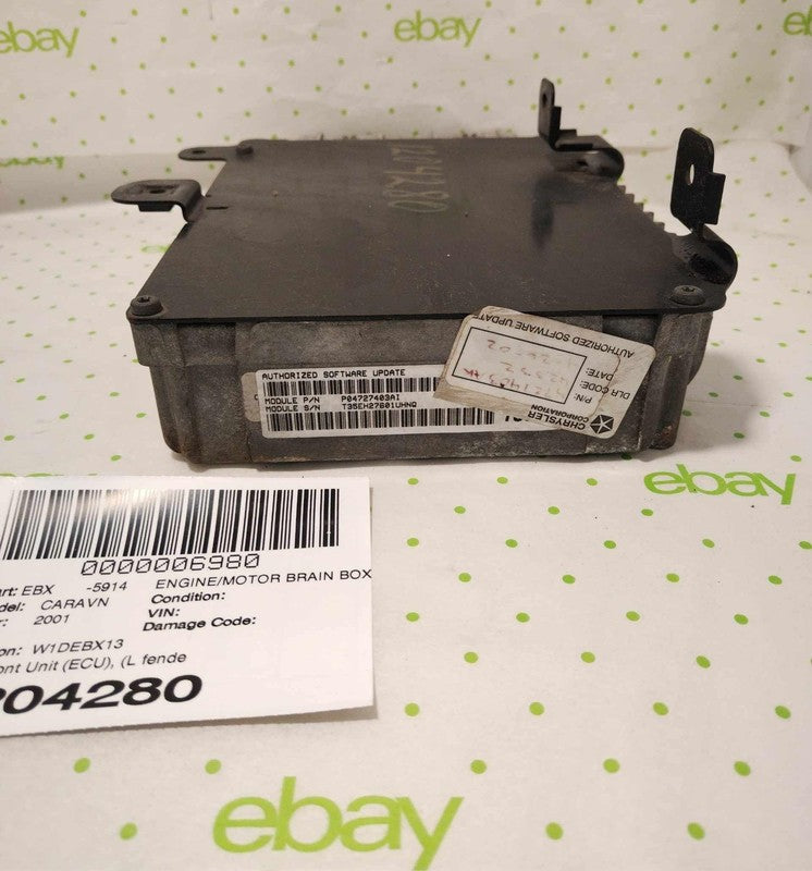 01 DODGE CARAVAN Engine/motor Brain Box