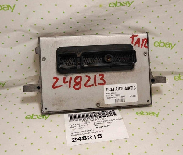 00 01 02 SATURN S SERIES Engine/motor Brain Box