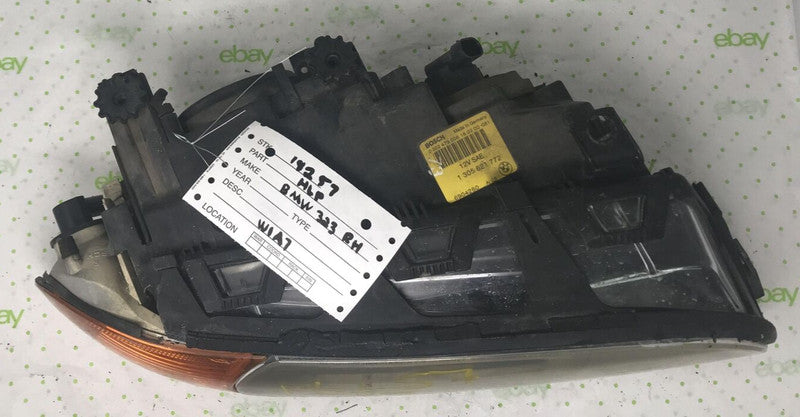 00 BMW 323 SERIES Headlamp Assembly Right hand