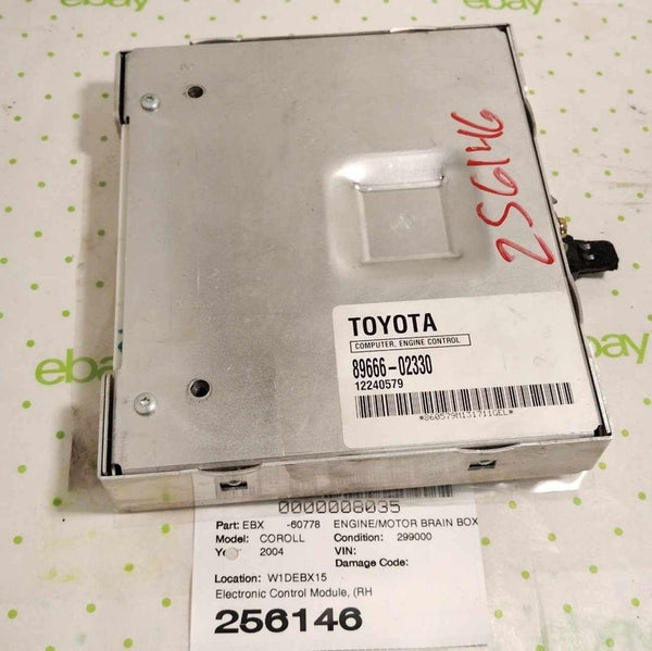 03 04 TOYOTA COROLLA Engine/motor Brain Box