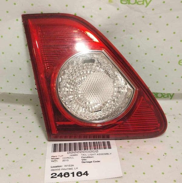 09 10 TOYOTA COROLLA Tail Light Assembly Left