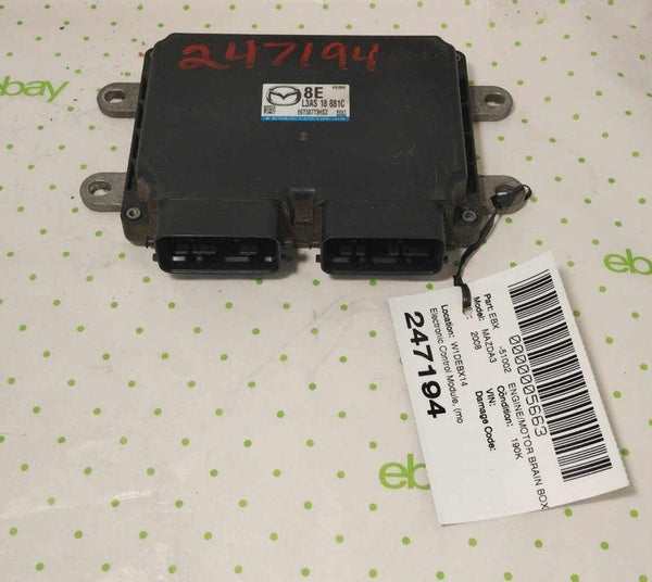 07 08 09 MAZDA 3 Engine/motor Brain Box