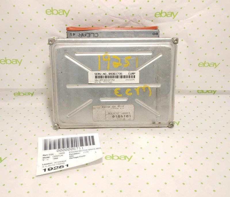 99 BUICK CENTURY Engine/motor Brain Box