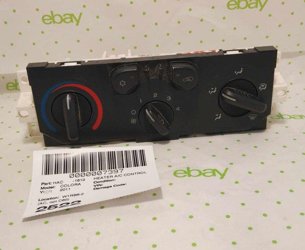 04 05 06 07 08 09 10 11 12 CHEVY COLORADO Heater A/c Control