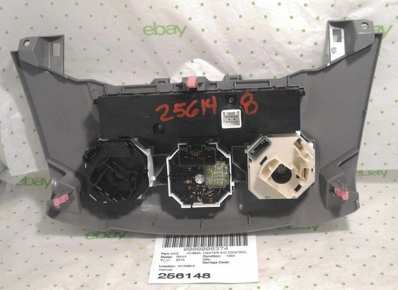 06 07 08 09 10 11 12 TOYOTA RAV-4 Heater A/c Control manual