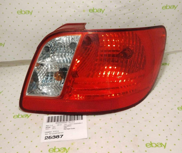 06 07 08 09 10 11 KIA RIO Tail Light Assembly Right