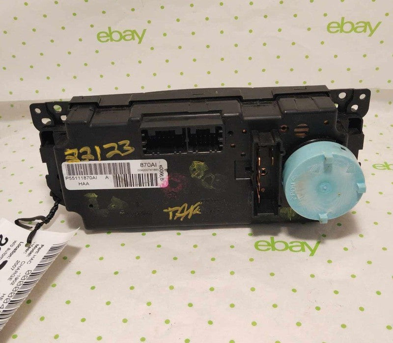 06 07 DODGE CHARGER Heater A/c Control