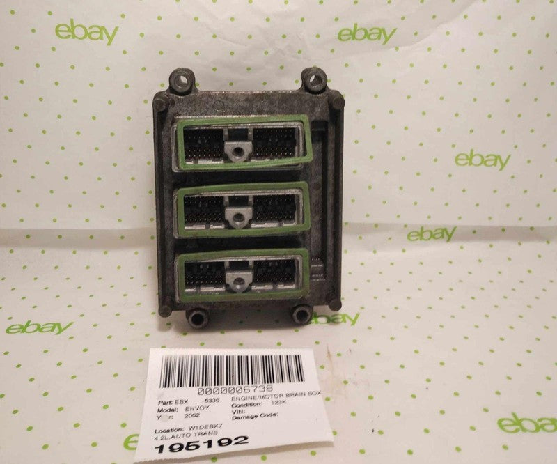02 GMC ENVOY Engine/motor Brain Box