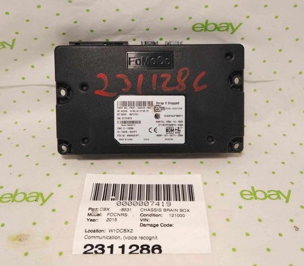 15 16 FORD FOCUS Chassis Brain Box Communication module ID FR3T-14D212
