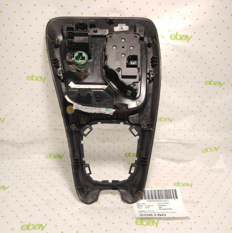 19 JEEP COMPASS Dash CENTER CONSOLE FLOOR GEAR SHIFT BEZEL