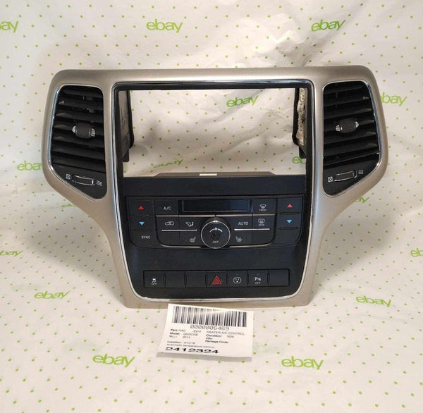 11 12 13 JEEP GRAND CHEROKEE Heater A/c Control CENTER DASH RADIO TRIM