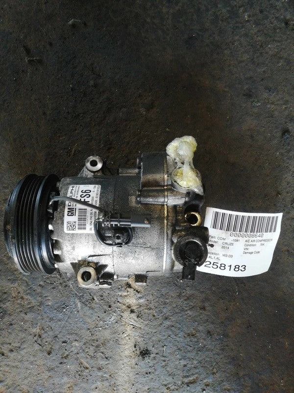 A/c Air Compressor CHEVY CRUZE 12 13 14 15 16