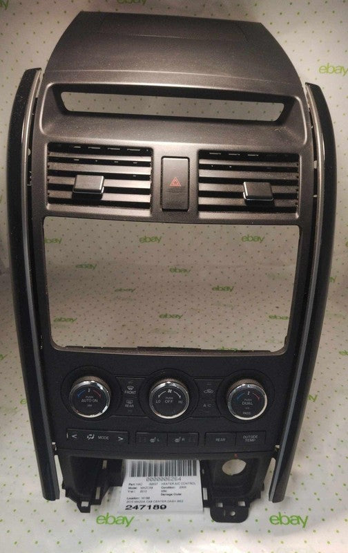 10 11 12 13 14 15 MAZDA CX9 CENTER DASH BEZEL/ FRONT HEATED SEATS / A/