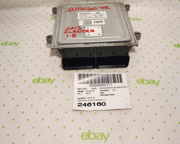 12 13 HYUNDAI ELANTRA Engine/motor Brain Box
