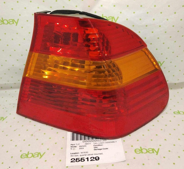 02 03 04 05 BMW 325I Tail Light Assembly Right