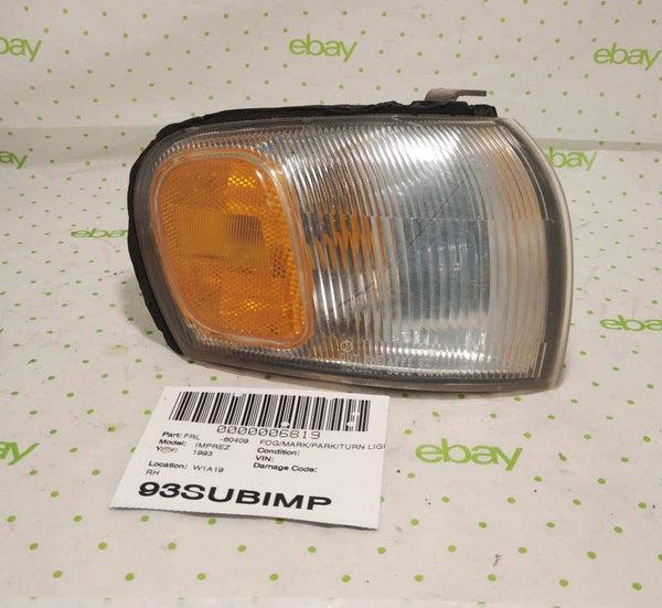 93 94 95 01 SUBARU IMPREZA Fog/mark/park/turn Light/lamp Right
