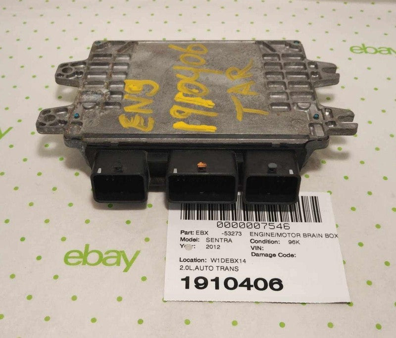 11 12 NISSAN SENTRA Engine/motor Brain Box