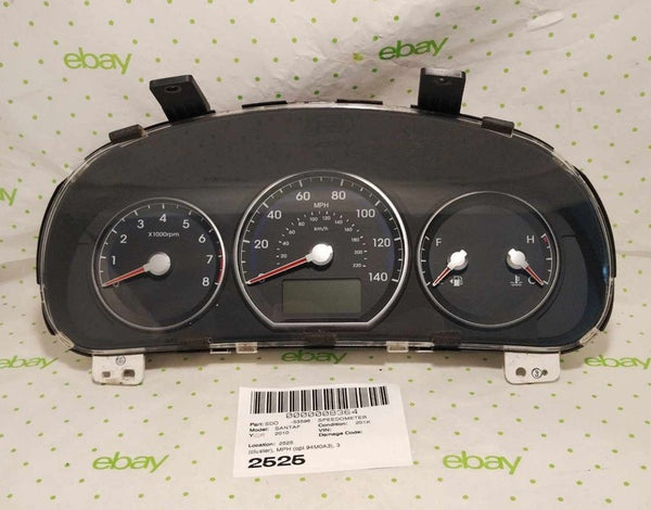 10 11 12 HYUNDAI SANTA FE Speedometer MPH (opt 94M0A3) 3.5L