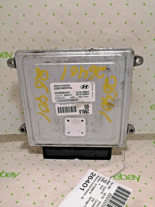 Engine/motor Brain Box HYUNDAI ELANTRA 14 15 16