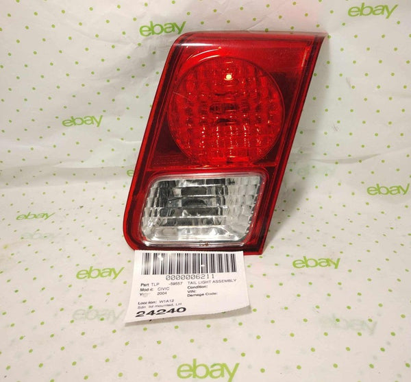 03 04 05 HONDA CIVIC Tail Light Assembly Left