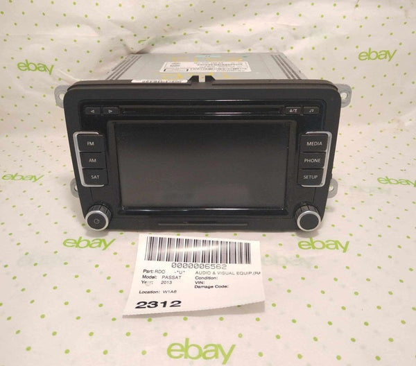 13 VW PASSAT Audio & Visual Equip.(radio)