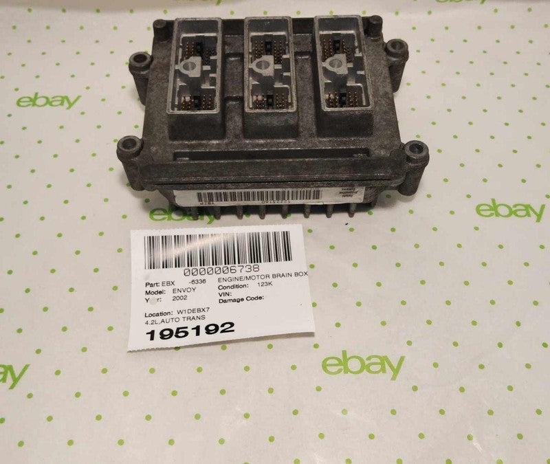 02 GMC ENVOY Engine/motor Brain Box