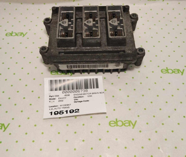 02 GMC ENVOY Engine/motor Brain Box