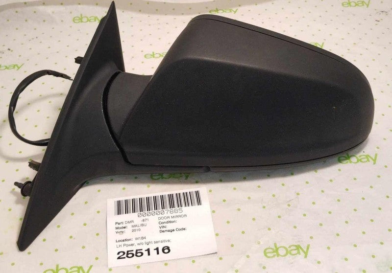 08 09 10 11 12 CHEVY MALIBU Door Mirror Left Power w/o light sensitive