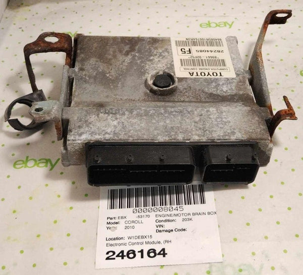 10 TOYOTA COROLLA Engine/motor Brain Box