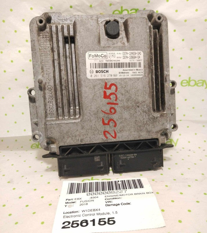 14 15 16 FORD FUSION Engine Brain Box 1.5L w/o automatic engine stop a