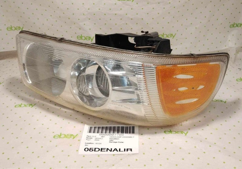 02 03 04 05 06 07 SIERRA DENALI Headlamp Assembly Right