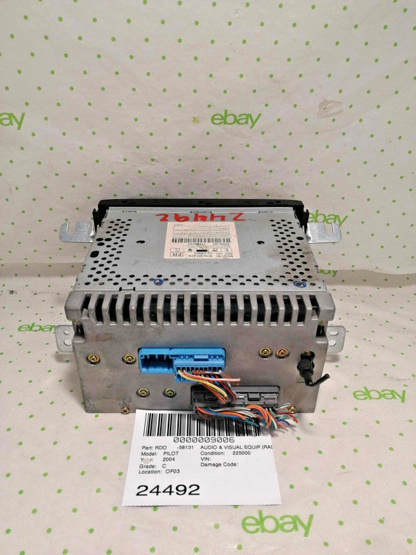 Audio & Visual Equip.(radio) HONDA PILOT 03 04 05