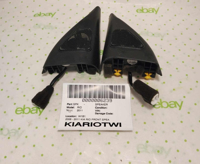 11 KIA RIO Speaker FRONT SPEAKERS TWEETER LEFT AND RIGHT