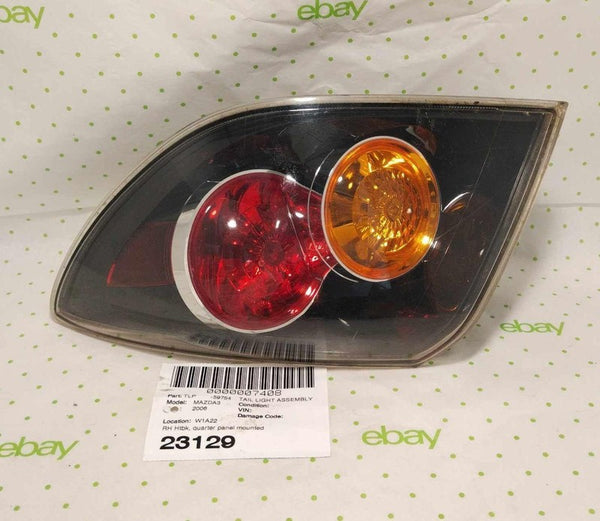 04 05 06 MAZDA 3 Tail Light Assembly Right Htbk PASSENGER SIDE