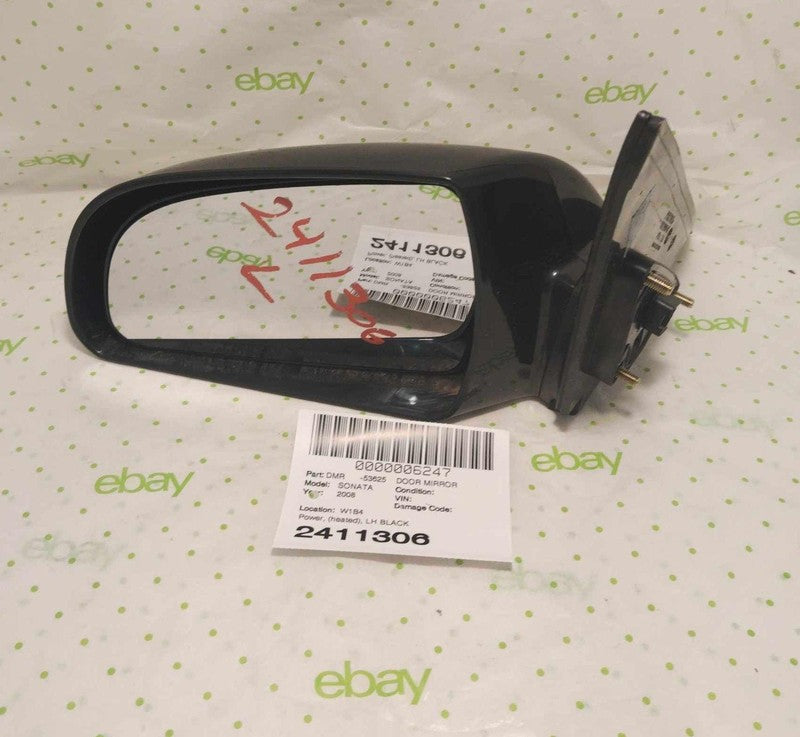 06 07 08 09 10 HYUNDAI SONATA Door Mirror Left BLACK