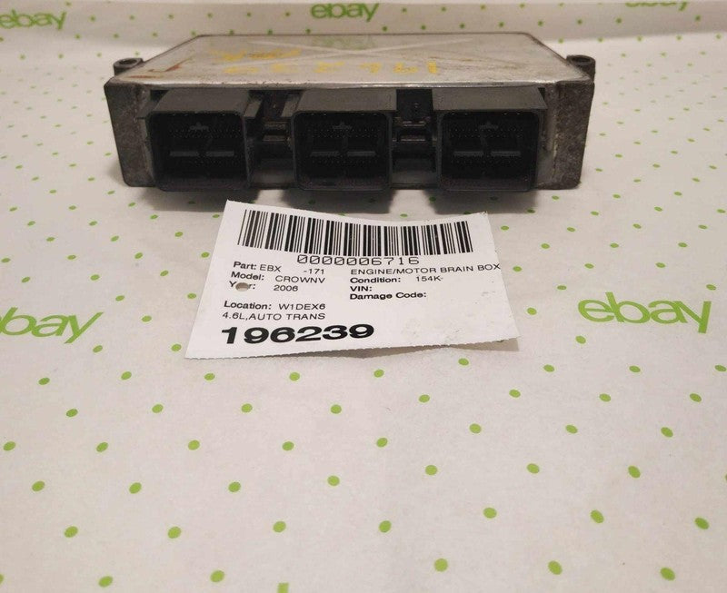 06 FORD CROWN VICTORIA Engine/motor Brain Box