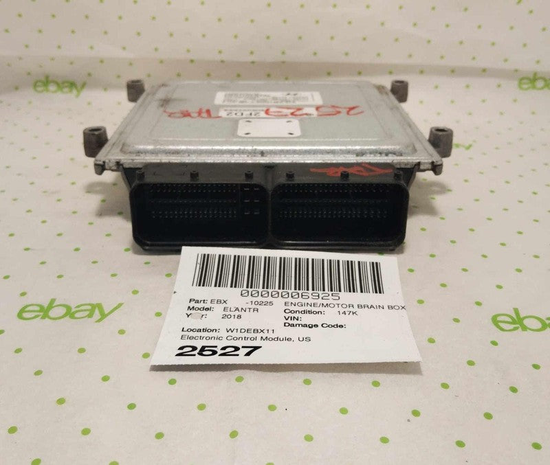 17 18 HYUNDAI ELANTRA Engine/motor Brain Box