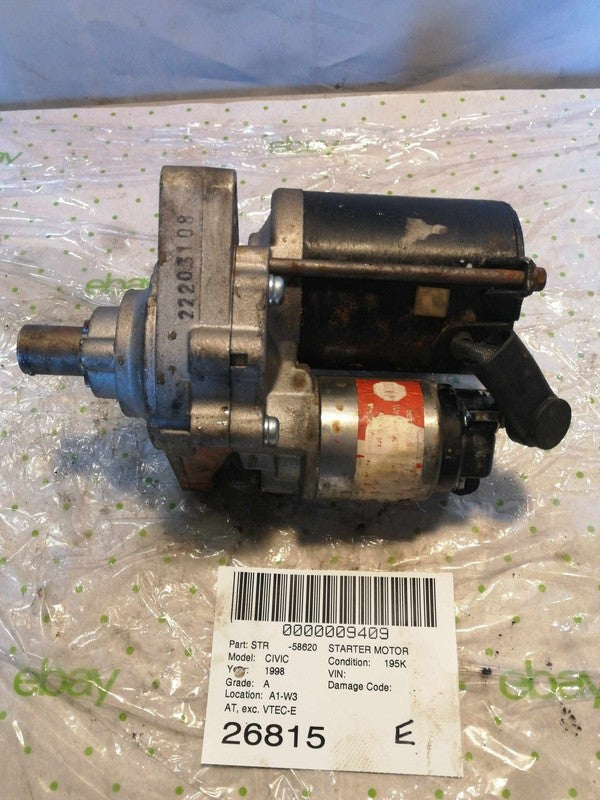 Starter Motor HONDA CIVIC 98 99 00