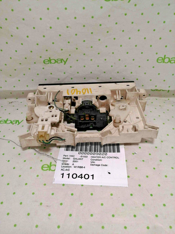 Heater A/c Control MITSUBISHI GALANT 00 01