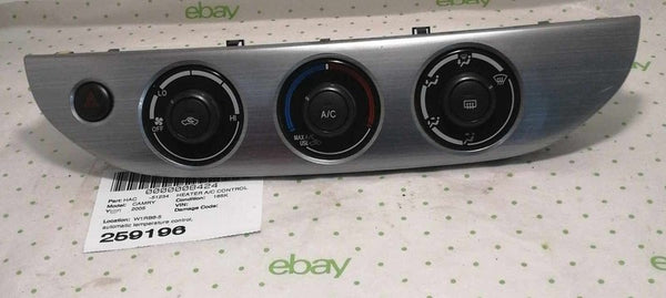 02 03 04 05 06 TOYOTA CAMRY Heater A/c Control automatic dual plug