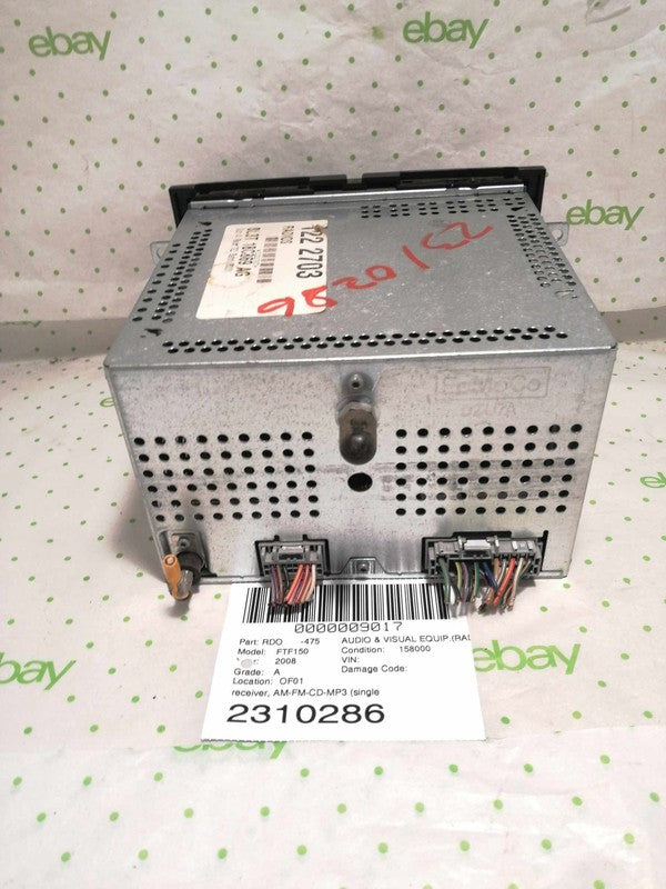Audio & Visual Equip.(radio) FORD PICKUP F150 07 08