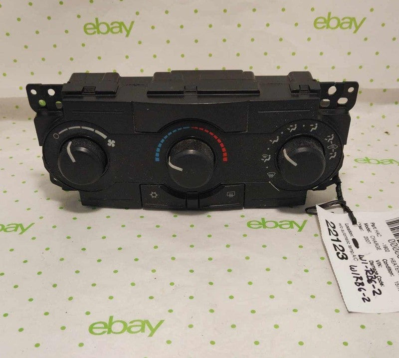 06 07 DODGE CHARGER Heater A/c Control