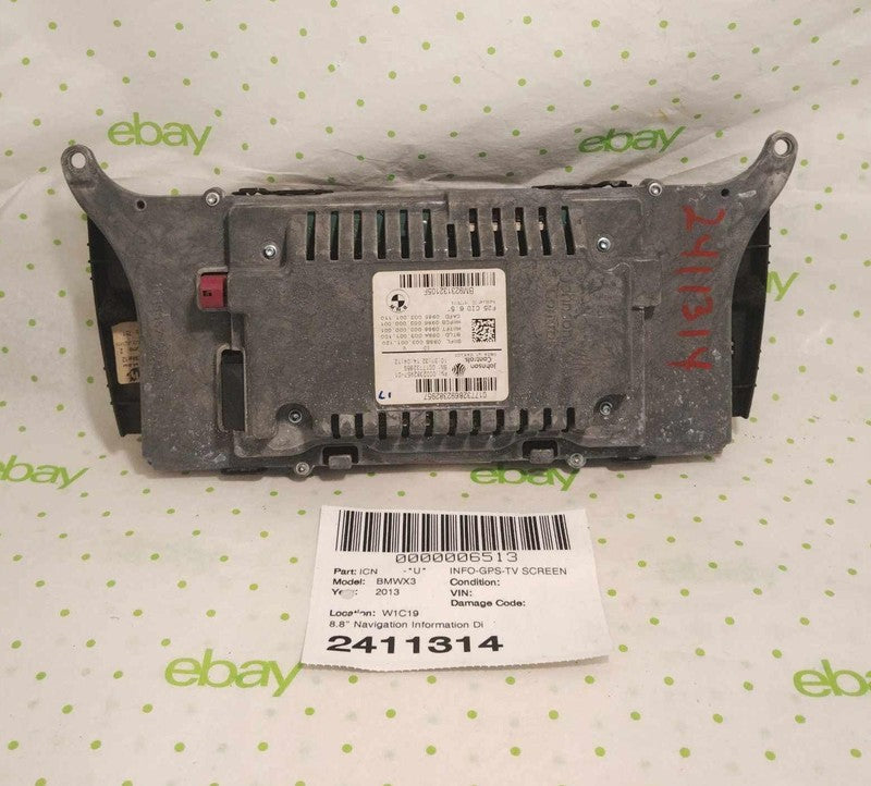 13 BMW X3 8.8" Navigation Information Display Screen Monitor