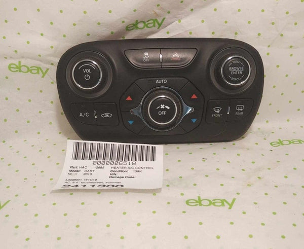 13 14 15 16 DODGE DART Heater A/c Control