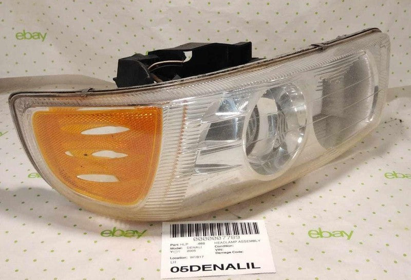02 03 04 05 06 07 SIERRA DENALI Headlamp Assembly Left
