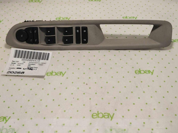 07 08 09 GMC ACADIA Door Switch Front