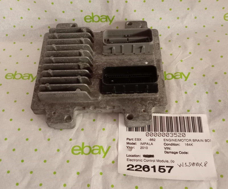 10 11 CHEVY IMPALA Engine/motor Brain Box