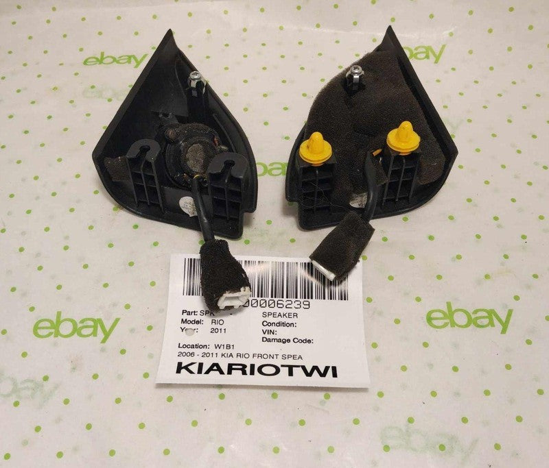 11 KIA RIO Speaker FRONT SPEAKERS TWEETER LEFT AND RIGHT