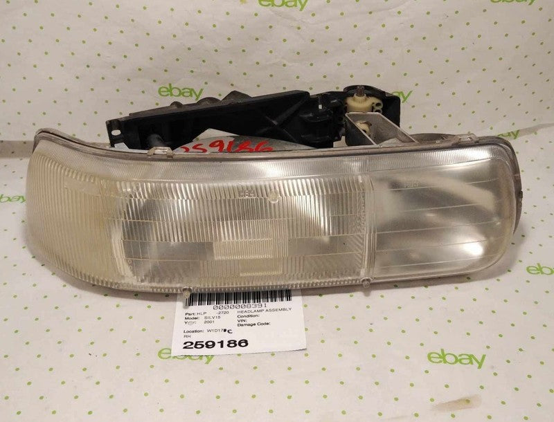 99 00 01 02 CHEVY SILVERADO 1500 Headlamp Assembly Right
