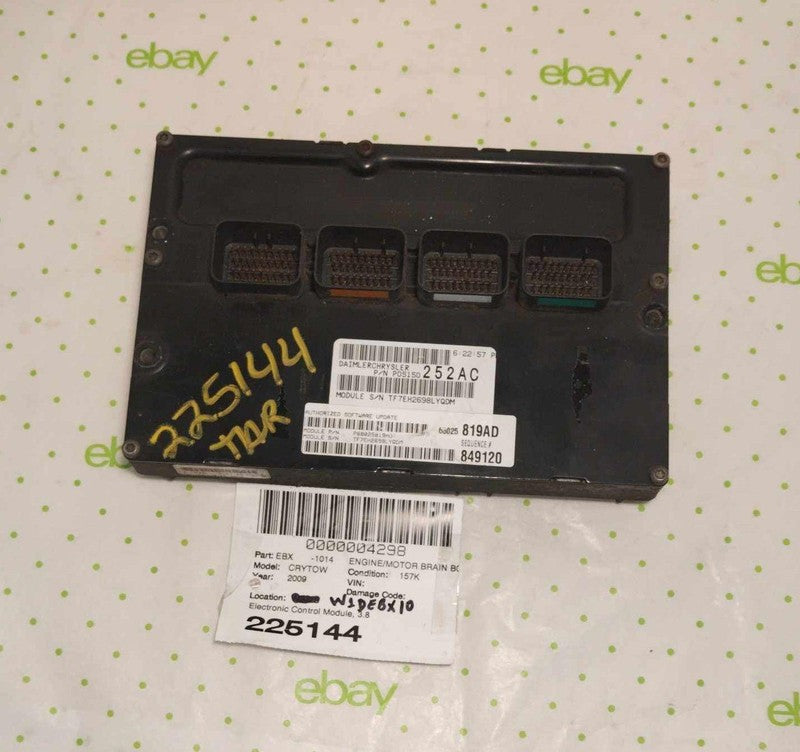 08 09 CHRYSLER TOWN CNTRY Engine/motor Brain Box